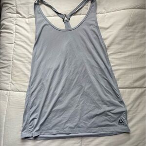 Reebok Light Gray Activewear Top